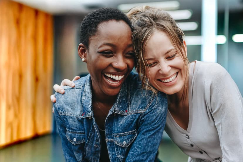 People celebrating with On Me gift cards