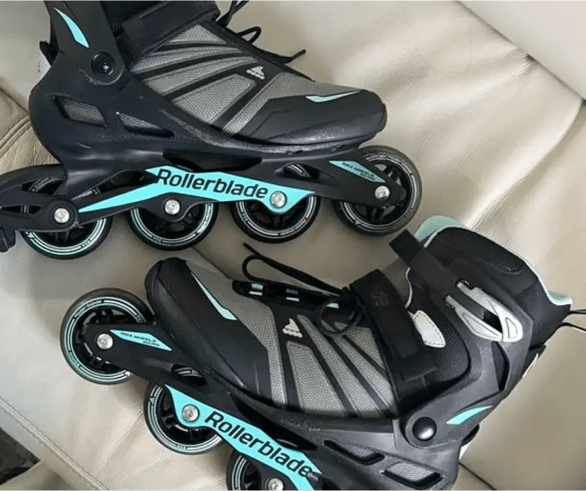 Image of an excited Skating On Me gift card recipient. Their thank you note is below.