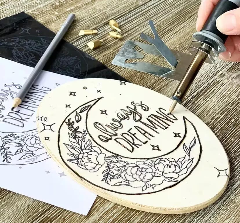 Crafts imagery featuring ArtSkills® Wood Burning Kit