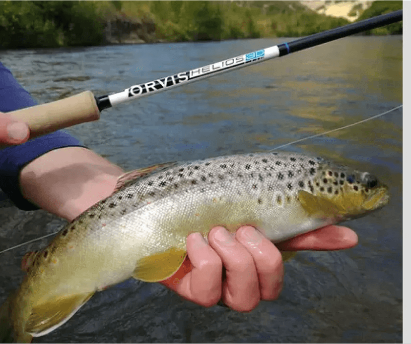 Image of an excited Fishing On Me gift card recipient. Their thank you note is below.
