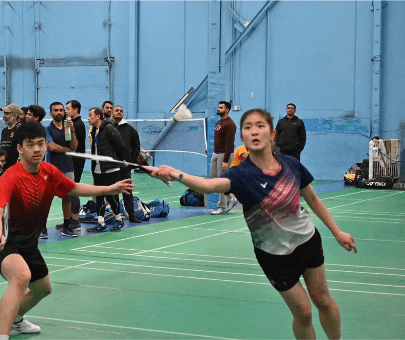 Image of an excited Badminton On Me gift card recipient. Their thank you note is below.